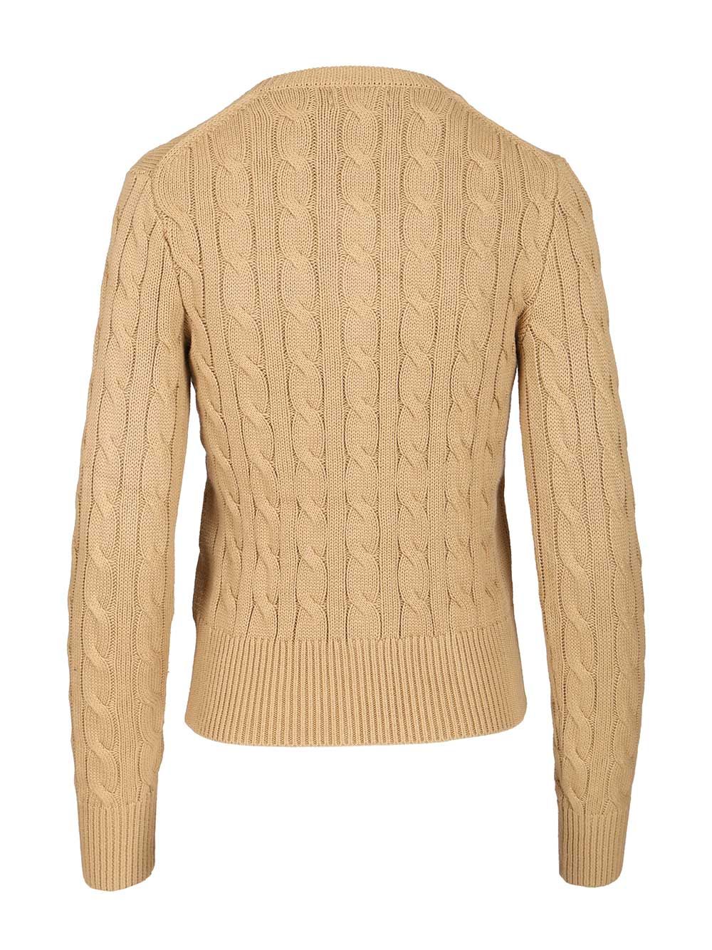 Polo Ralph Lauren Cotton Cardigan By Polo Ralph Lauren Knitwear - Verde | 534db438494a4574ca8e5f7e5ebf7aa2b2a91559