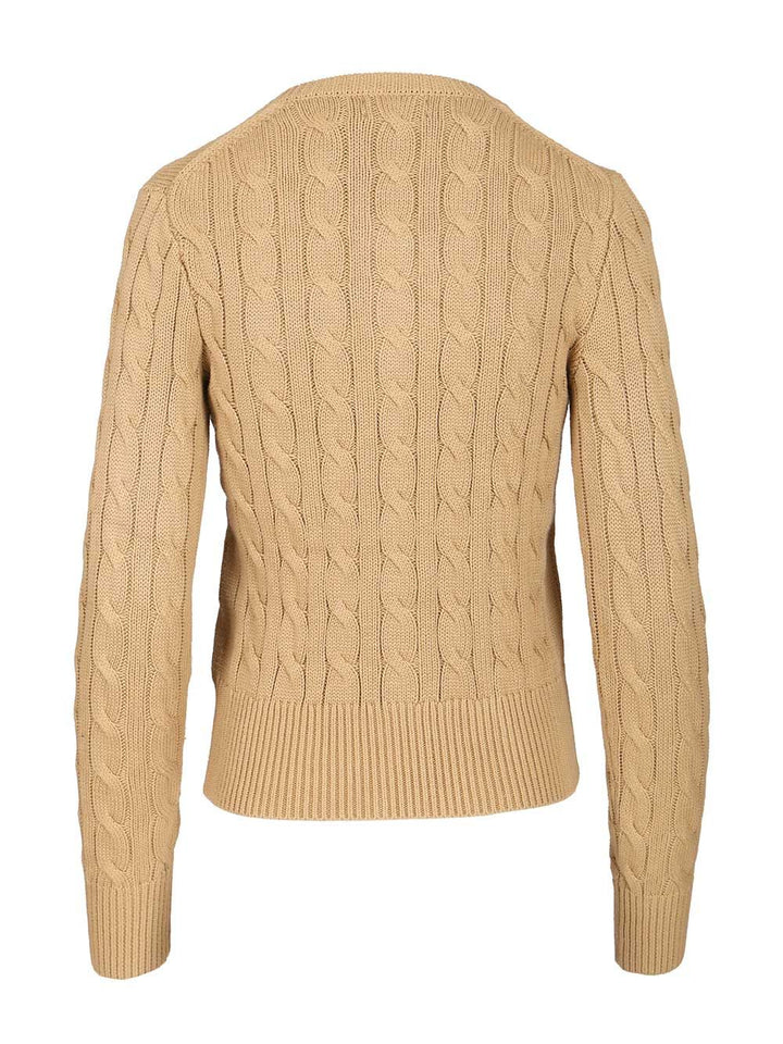 Polo Ralph Lauren Cotton Cardigan By Polo Ralph Lauren Knitwear - Verde | 534db438494a4574ca8e5f7e5ebf7aa2b2a91559