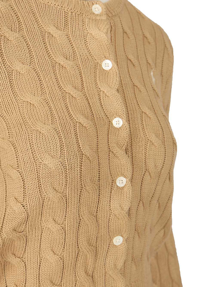 Polo Ralph Lauren Cotton Cardigan By Polo Ralph Lauren Knitwear - Verde | 91933e2726bde6aaff5cab702a0cf4cd9dd2c132