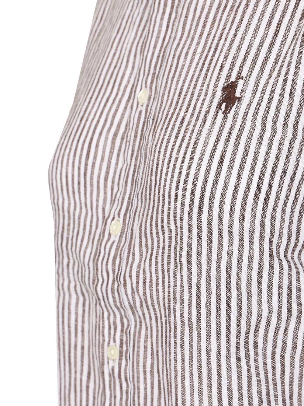Polo Ralph Lauren Linen Shirt Shirts - Grey | 923619f1e989b28fb94ff64ddf93d3112c1c0f4f
