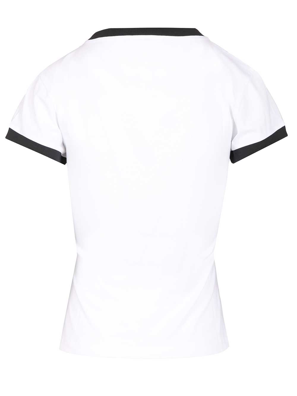 Ganni Cotton T-Shirt - Bianco | 76f63c4ad9b72ca46ada76246e0f9694e6830c22