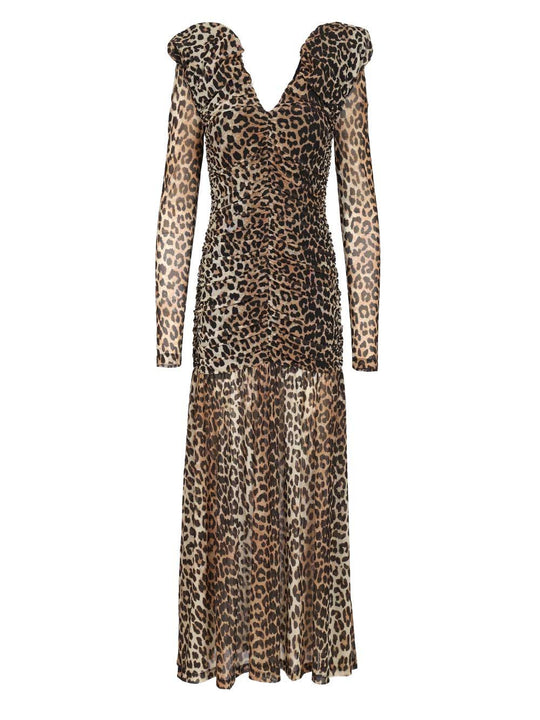 Leopard Print Dress Abiti Animalier