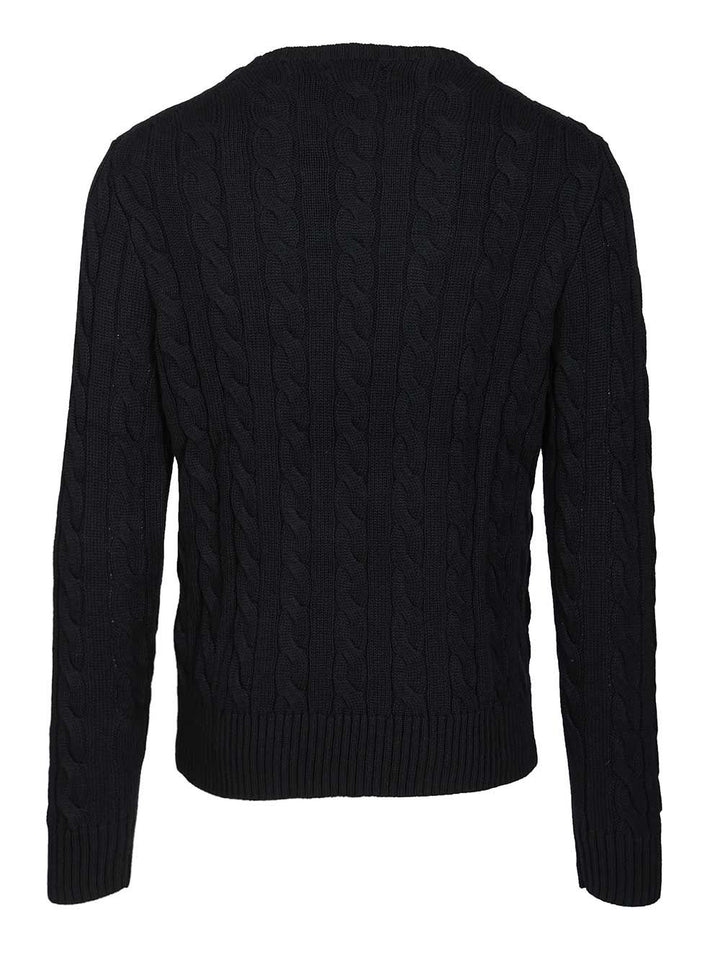 Polo Ralph Lauren Cable Knit Cotton Sweater Knitwear - Grey | 1d5722ad4677f36249f9bc95483926fa6aa28f9b