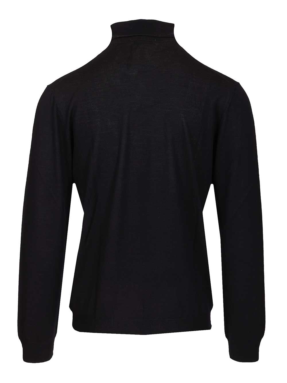 Al Duca D'Aosta Merino Wool Turtleneck Knitwear - Blu | 20d83d4e60256925794e54a4d9dad3825719bb7a