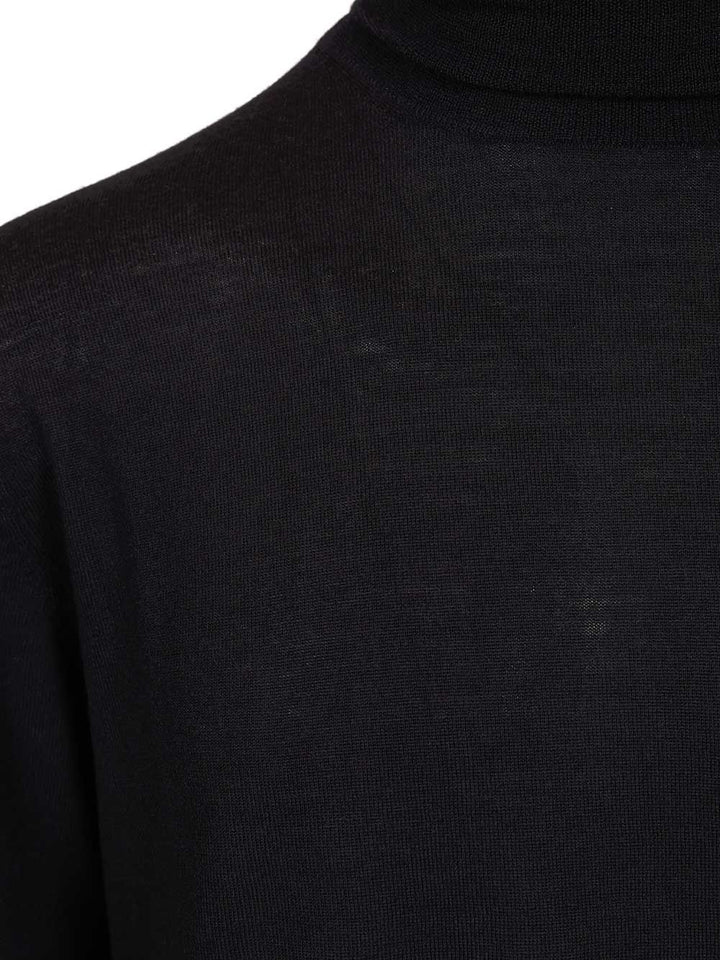 Al Duca D'Aosta Merino Wool Turtleneck Knitwear - Blu | 9b8d5ef568c7acfd849803c779fefab37aeb4aa6