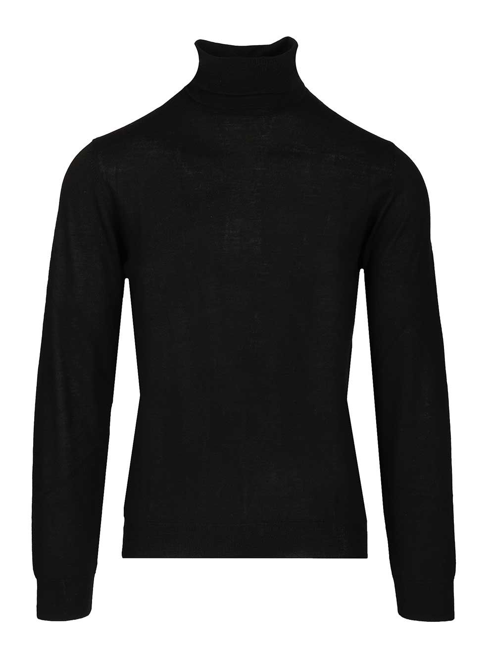 Al Duca D'Aosta Merino Wool Turtleneck Knitwear - Nero | c2d8633e437cdf061d224c95088aa32e07796771
