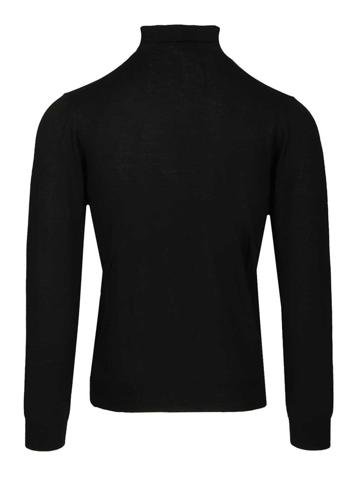 Al Duca D'Aosta Merino Wool Turtleneck Knitwear - Nero | c000a4fe57bfc3f965b3e2f8f010c213a520ff8d