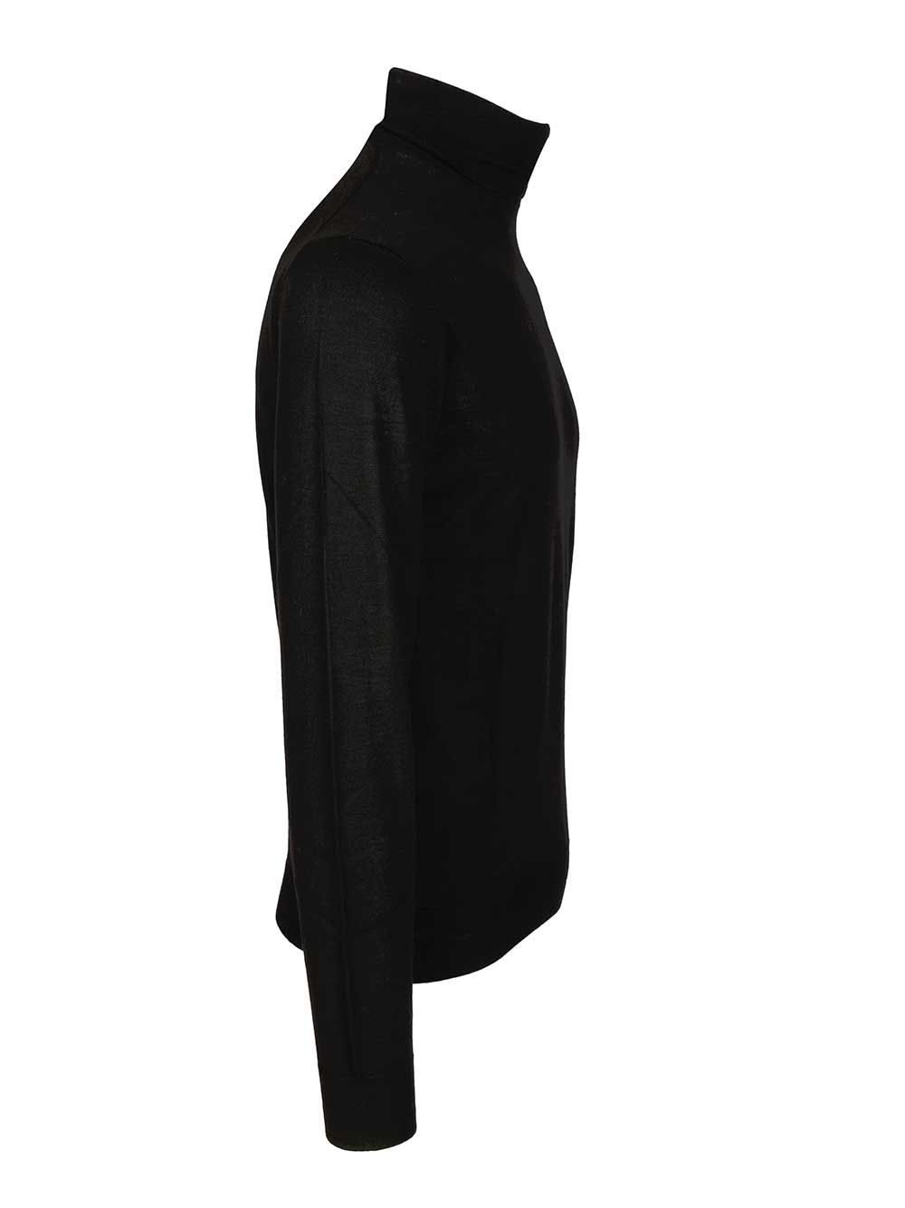 Al Duca D'Aosta Merino Wool Turtleneck Knitwear - Nero | a662a0e7d0f4b54a810fa81e862ae27de0e7097e