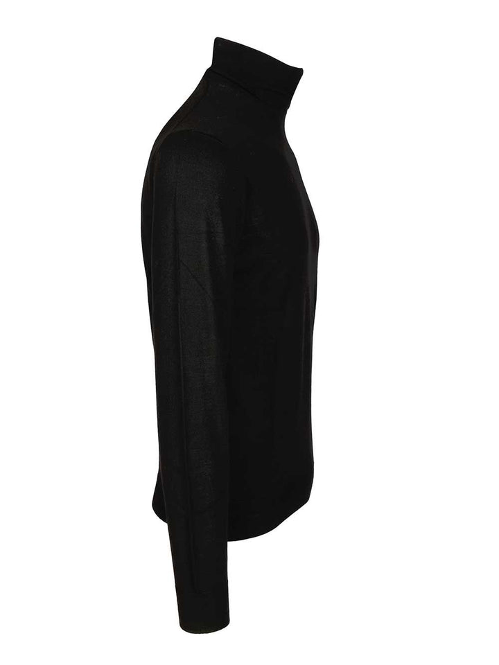 Al Duca D'Aosta Merino Wool Turtleneck Knitwear - Nero | a662a0e7d0f4b54a810fa81e862ae27de0e7097e
