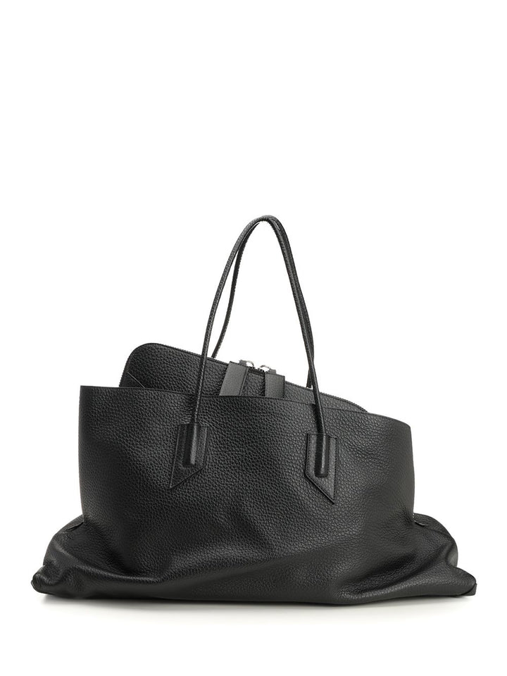 The Attico Large La Passeggiata Shoulder Bag Shoulder Bags - Nero | a9971ae14e94a8662d30e39471619059445e7b93