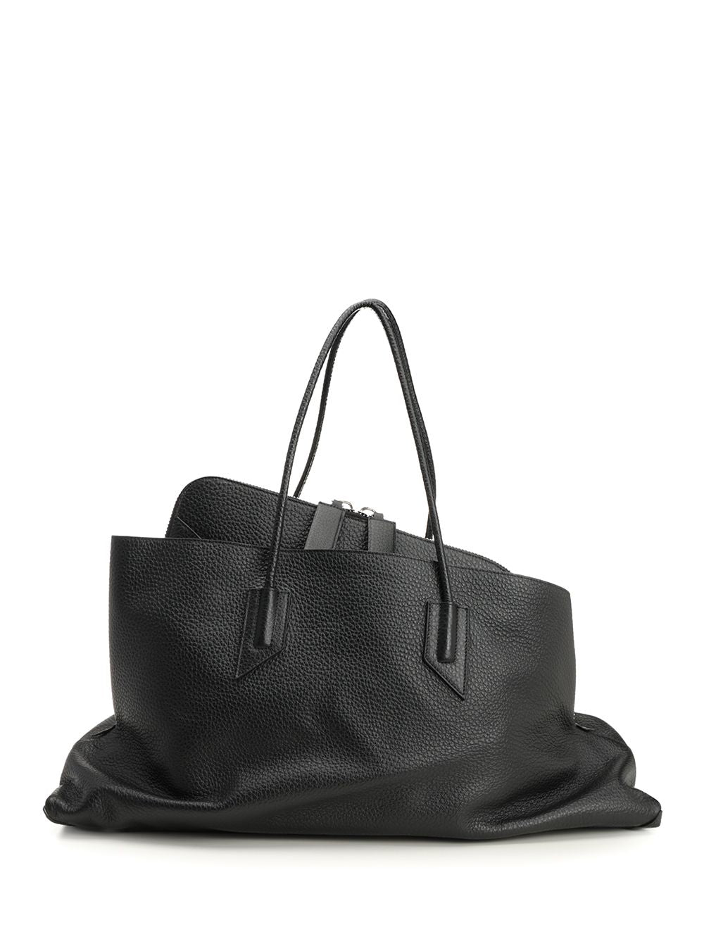 The Attico Large La Passeggiata Shoulder Bag Shoulder Bags - Nero | b98f456a179f2eebfb6c8fe24e8b834ef0df5d3a