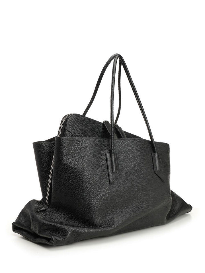 The Attico Large La Passeggiata Shoulder Bag Shoulder Bags - Nero | c27139eebe53aee20fbb6bdc0302d192d87510d9