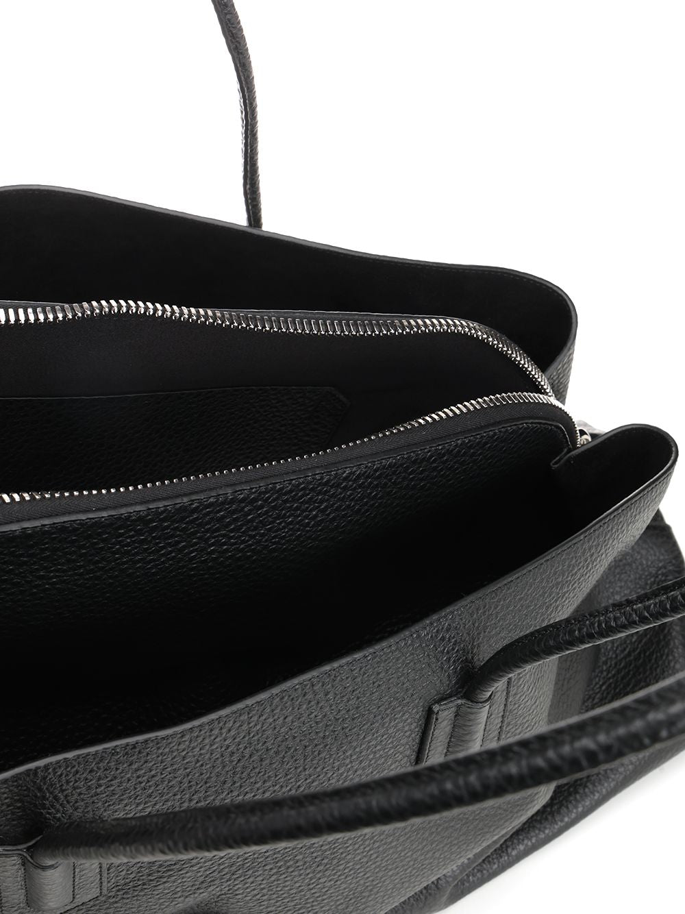 The Attico Large La Passeggiata Shoulder Bag Shoulder Bags - Nero | c714ad1d53ac367d300a98c011dc51f2e90c358e