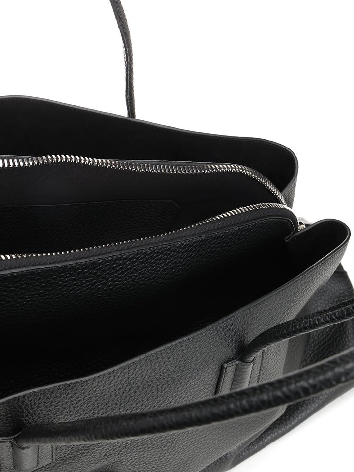 The Attico Large La Passeggiata Shoulder Bag Shoulder Bags - Nero | c714ad1d53ac367d300a98c011dc51f2e90c358e
