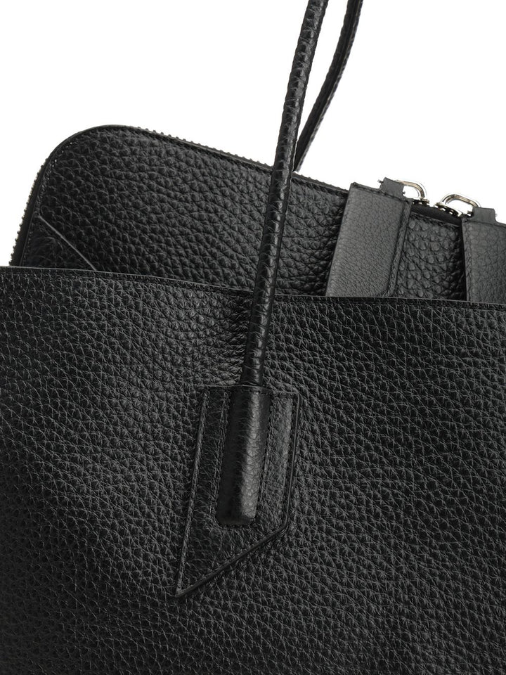 The Attico Large La Passeggiata Shoulder Bag Shoulder Bags - Nero | 17d01318dc0a7d4aafdf048f2b8e94039ed8d1bb
