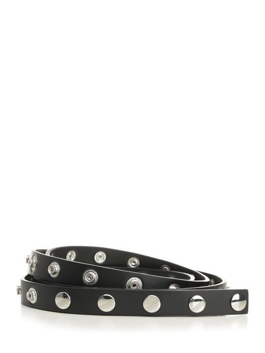 Studded Belt Cinture Nero