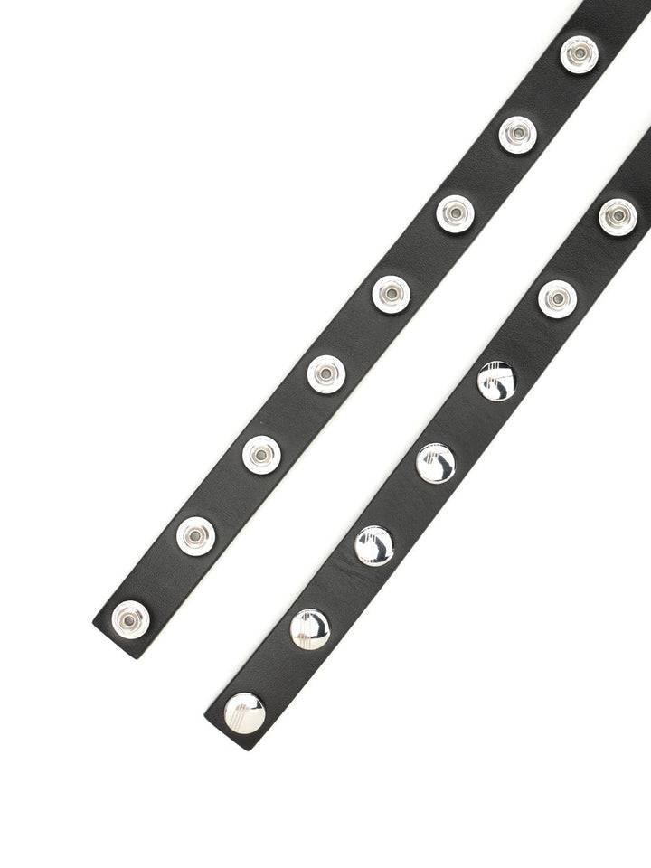 The Attico Studded Belt Cinture - Nero | 04ac7576b10a41949f02eaffc307d83e0e6c6f1c