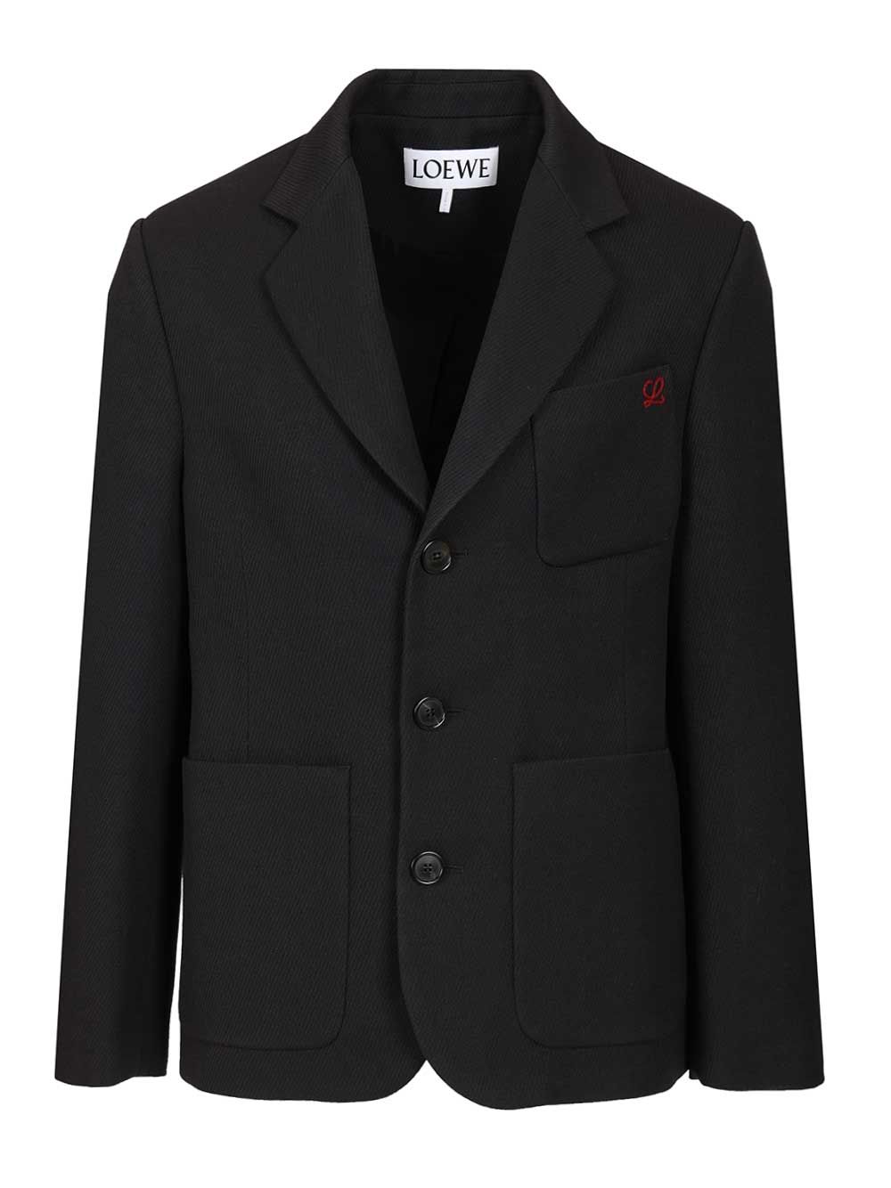 Loewe Wool Jacket Giacche - Blu | c52bd22169fedf4cd3e61d454f25b31b106045aa