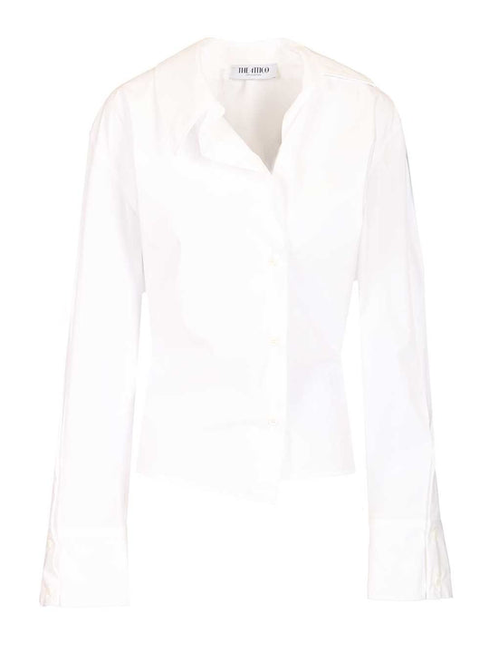 Poplin Shirt Shirts Bianco
