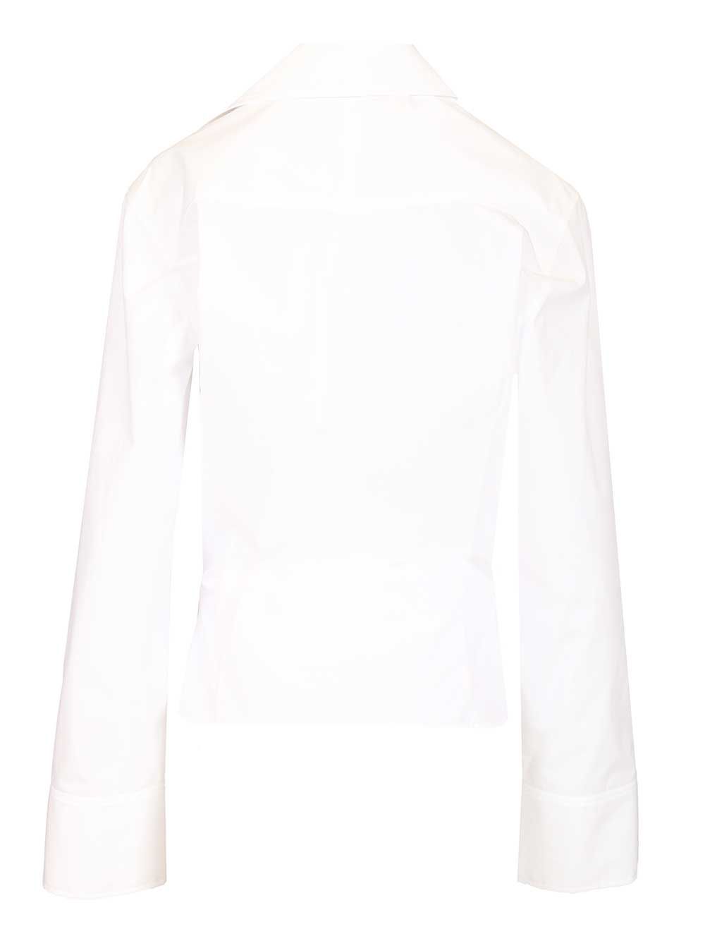 The Attico Poplin Shirt Shirts - Bianco | 314b91f3393cb7fd22685b6e8612e76b4e9fea7e
