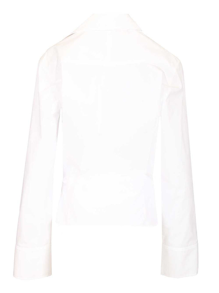 The Attico Poplin Shirt Shirts - Bianco | 314b91f3393cb7fd22685b6e8612e76b4e9fea7e