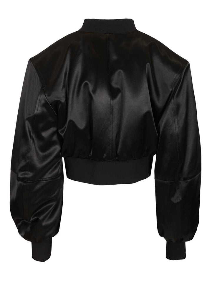 The Attico Satin Bomber Jacket Giacche - Nero | a57ff2ff3f150f0390bef78625516a67207e25a2