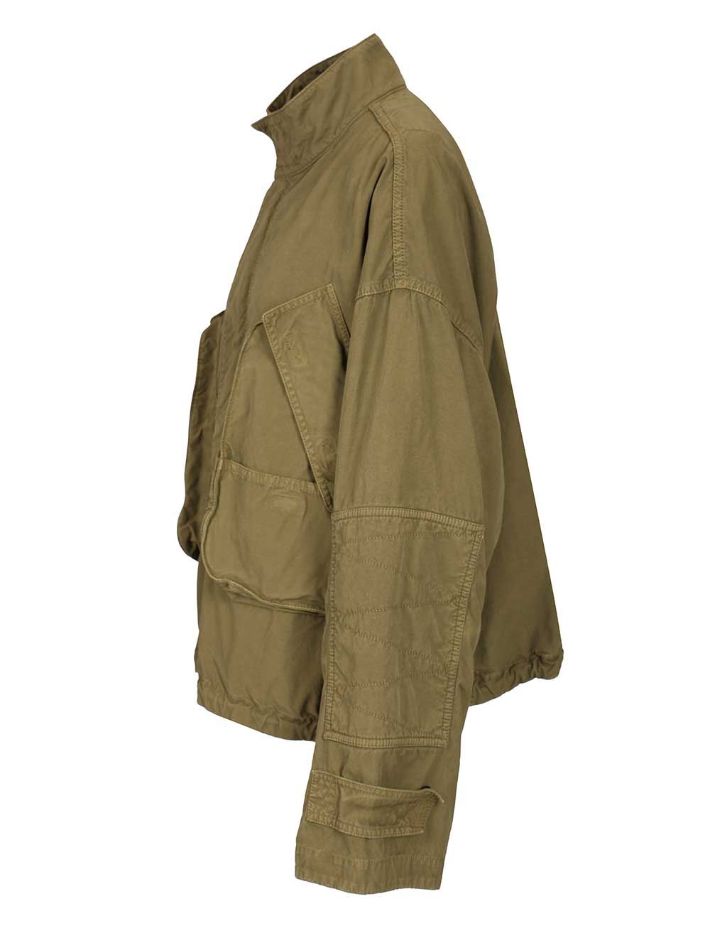 The Attico Canvas Bomber Jacket Giacche - Verde | 61c80b6a536420016f7261558e34060d82e0bc6f