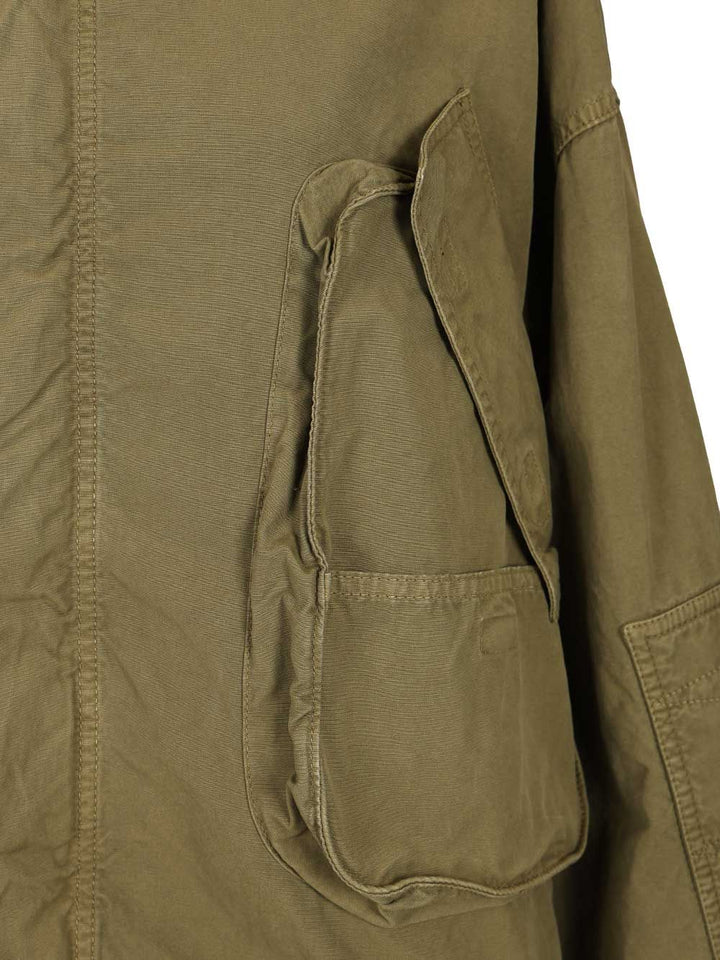 The Attico Canvas Bomber Jacket Giacche - Verde | b4a35d354bc6459e566cc648a65f3edf7a65c889
