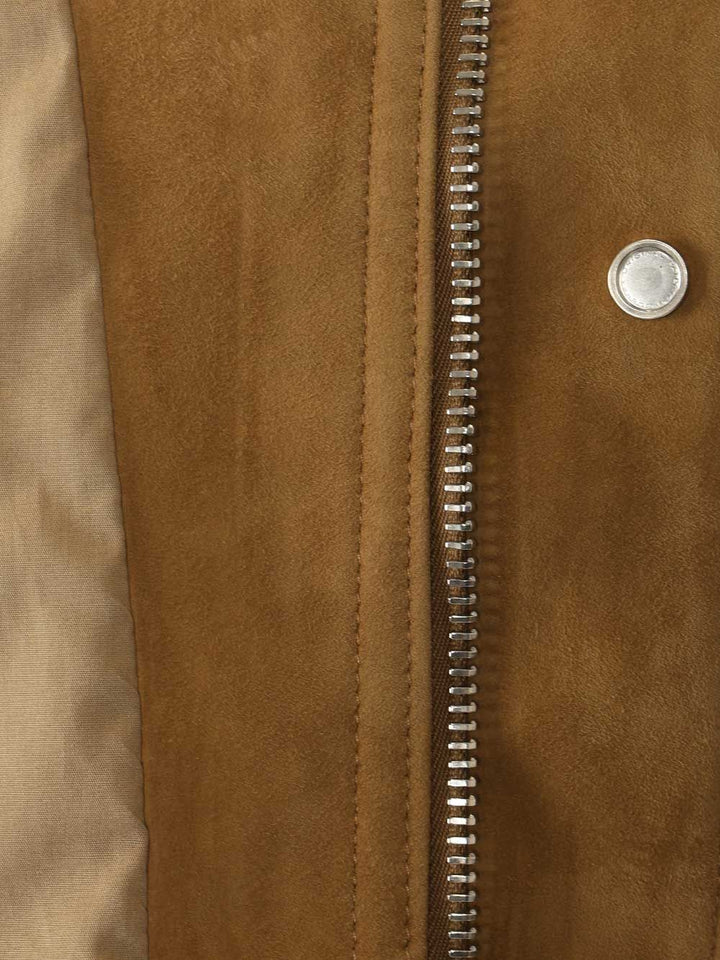 The Attico Leather Bomber Jacket Giacche - Beige | f83eaa573fe4b56ba40700b2a044da85965a7429