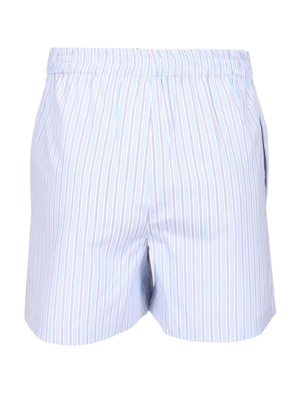 The Attico Cotton Shorts Trousers - Light blue | a3d27a6bf57fb41d2258e1c52162c5ff4e9808c5