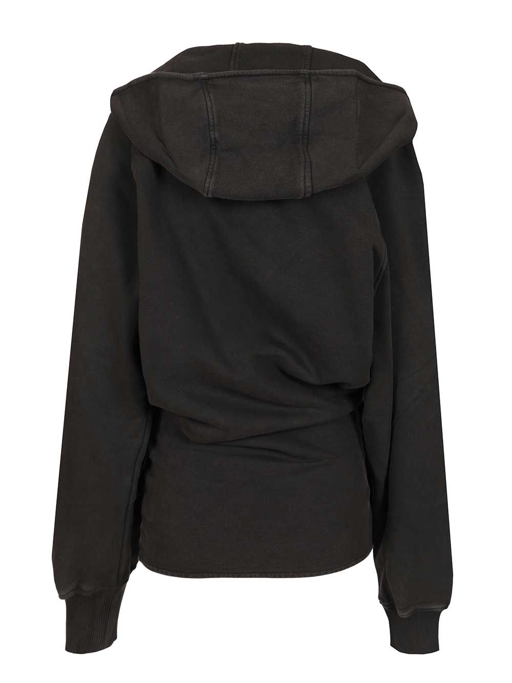 The Attico Jersey Sweatshirt Dress Abiti - Nero | f3fdbaa2e67adb9c4febeb23eb7c9c56a3f06ec9