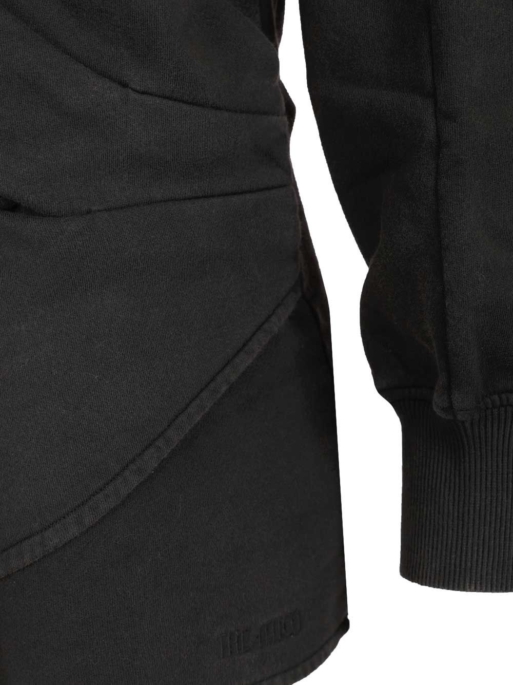 The Attico Jersey Sweatshirt Dress Abiti - Nero | cbad382abf65a7a2daf4b6c3578103c111ecf3b2