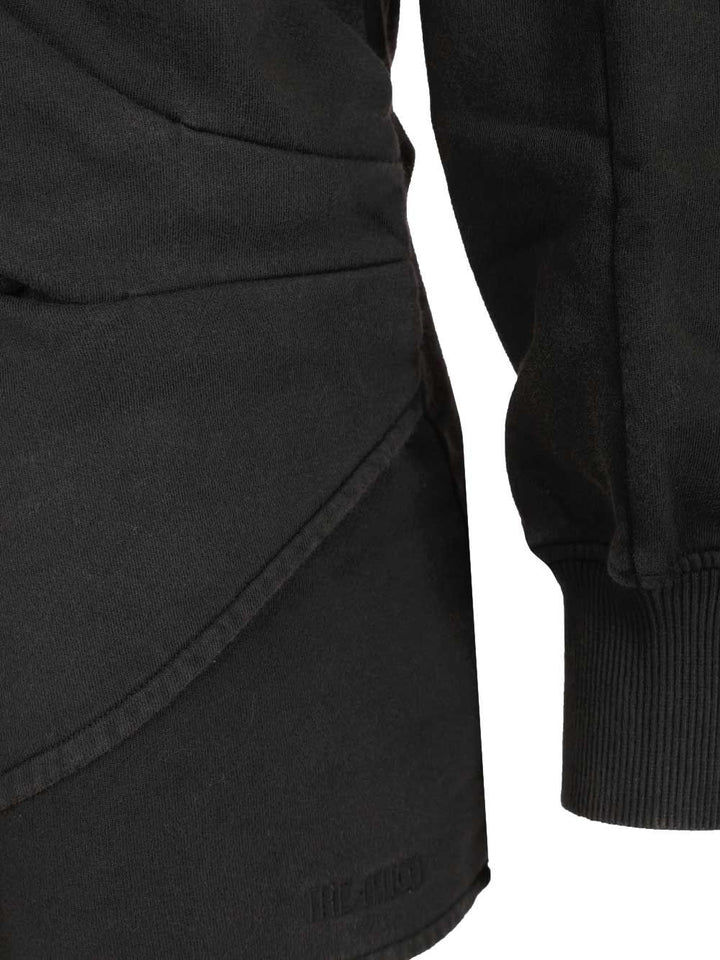 The Attico Jersey Sweatshirt Dress Abiti - Nero | cbad382abf65a7a2daf4b6c3578103c111ecf3b2