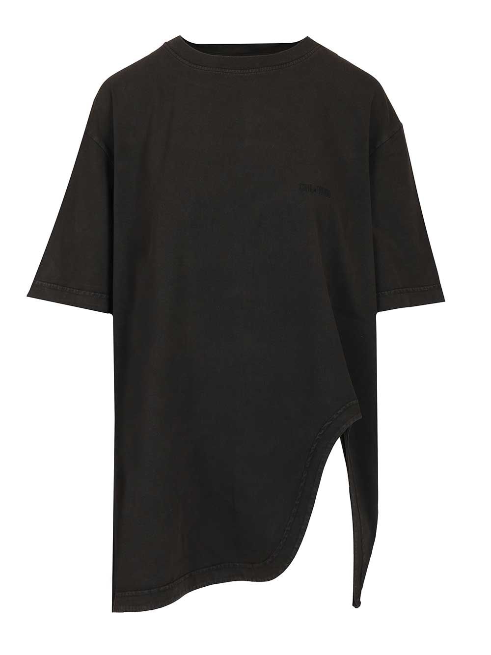The Attico Light Jersey T-Shirt - Nero | 190e678d92efabb2d388f3614558cbc85aed3498