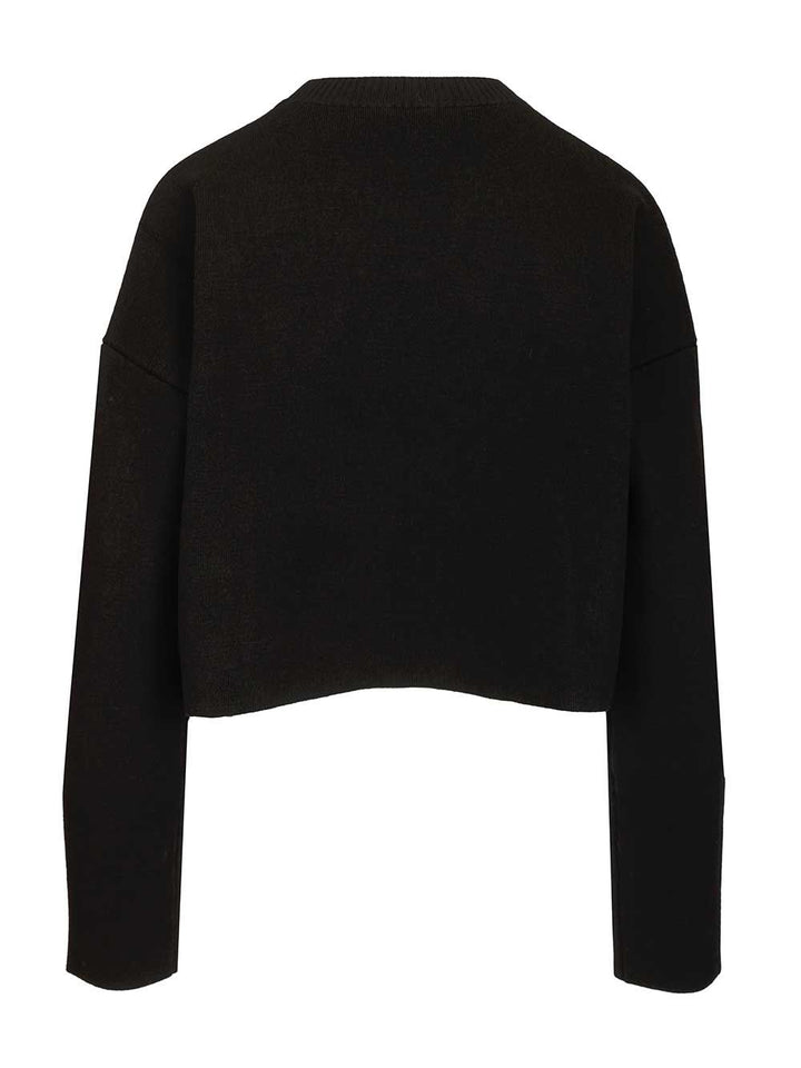 Loewe Wool Blend Sweater Sweatshirts - Nero | f54c13bf73fb34317fdb0a98f2d1beb40ebc1315