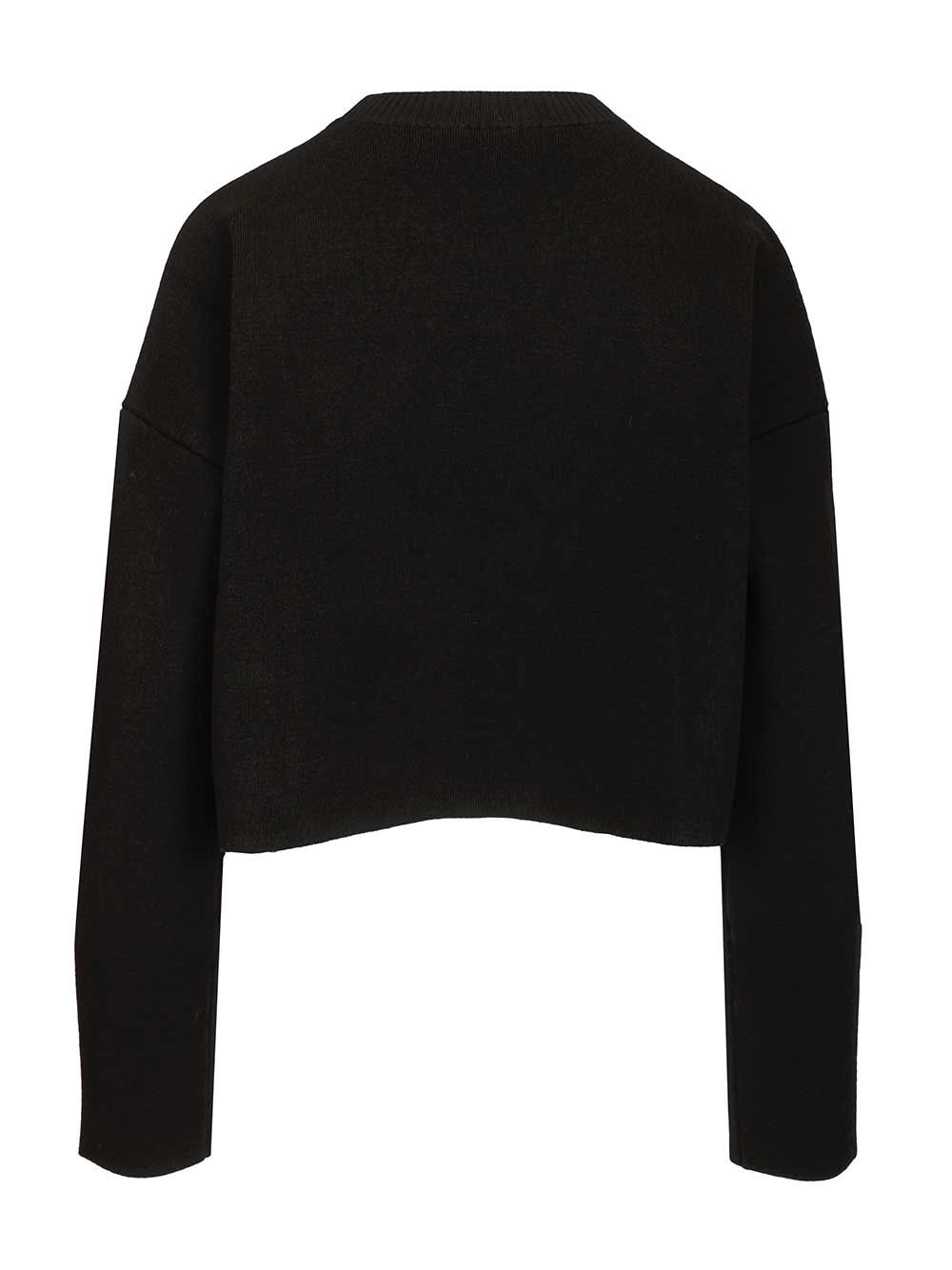 Loewe Wool Blend Sweater Sweatshirts - Nero | f54c13bf73fb34317fdb0a98f2d1beb40ebc1315