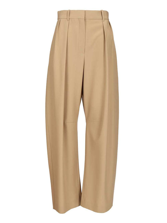 Barrel Trousers Beige