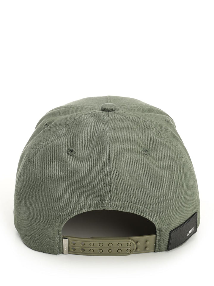 Amiri Amiri Cotton Hat Cappelli - Verde | 780946cf918bdb3362ad28a28f3013f506678638
