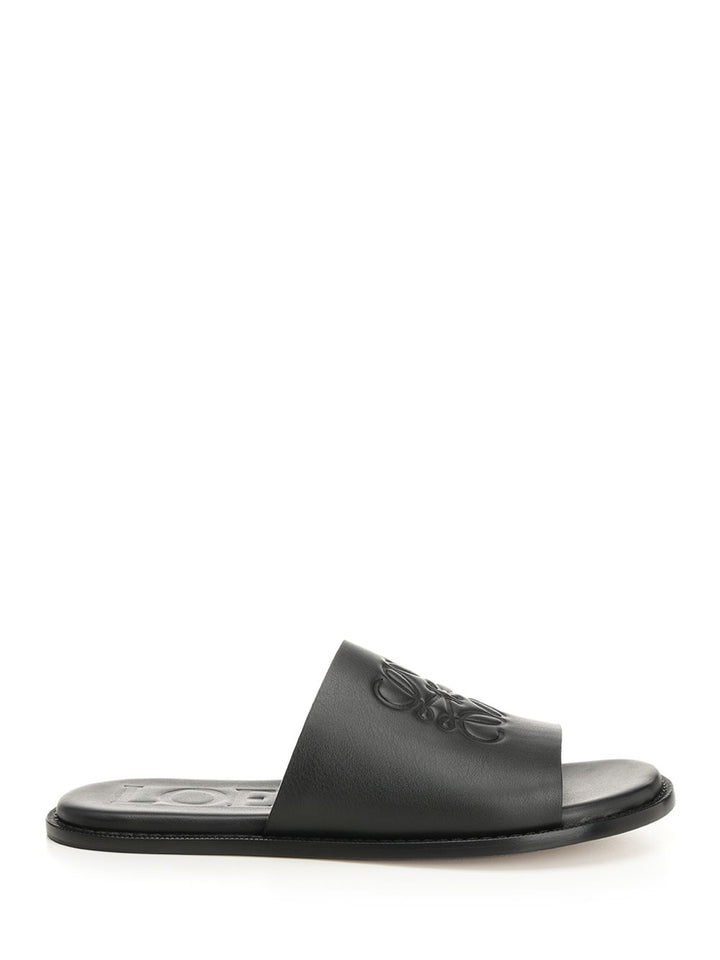 Loewe Anagram Flex Slide Scarpe basse - Nero | 7f2bd2b493557cdf06d9bd1f69122e7c0577cba7