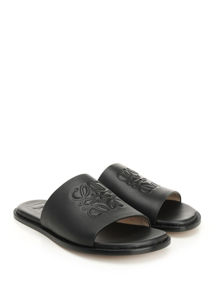 Loewe Anagram Flex Slide Scarpe basse - Nero | eeaecf08c1e005644ff9fc0cc2370cfafbaadf25