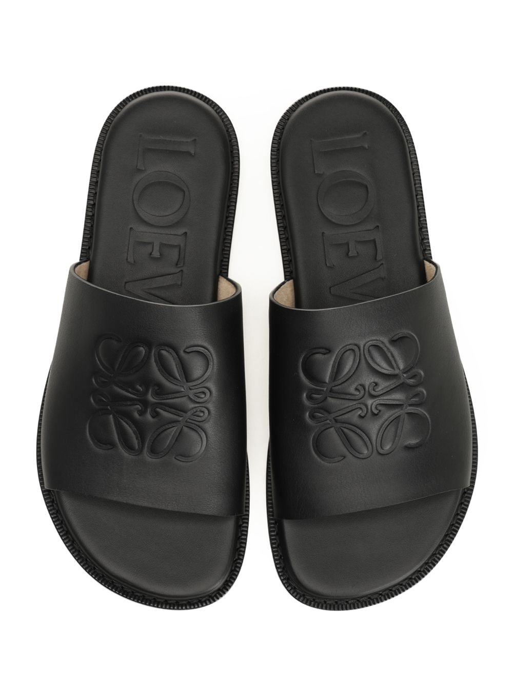 Loewe Anagram Flex Slide Scarpe basse - Nero | 2dcdd77da59c93bf650ed8ec06905f21c10bb5f7