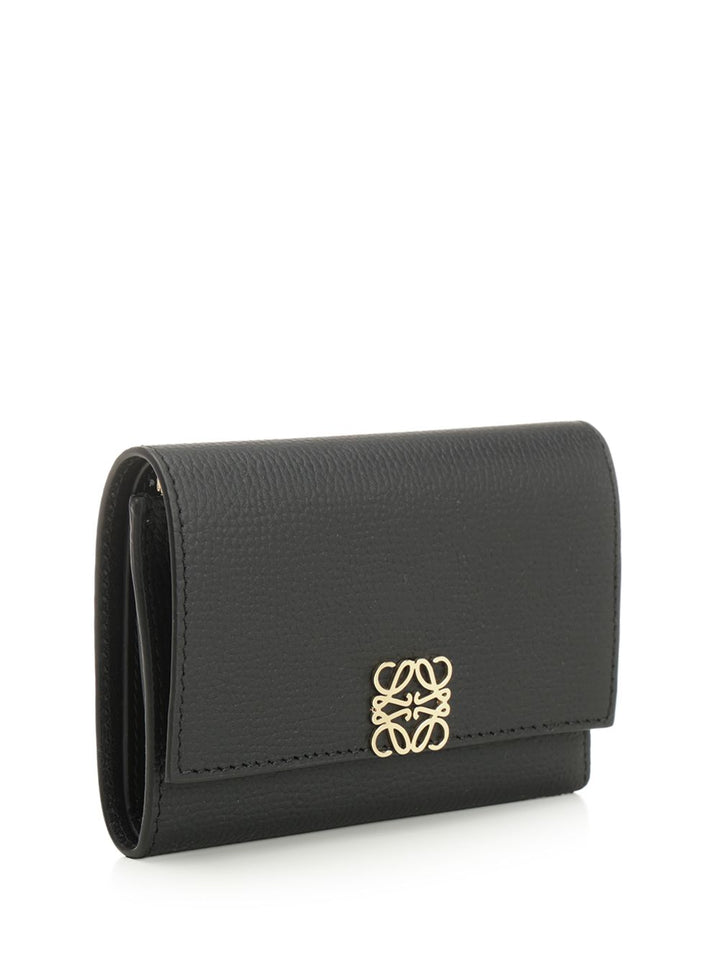 Loewe Small Anagram Vertical Wallet Wallets - Nero | 8245c675fc8cfd810c6337b3bdbd861802ee31d0