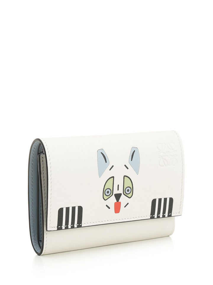 Loewe Futurist Cat Small Vertical Wallet Wallets - Bianco | 3177c93be9fa9084073c975e90013edcb7dd8d2b