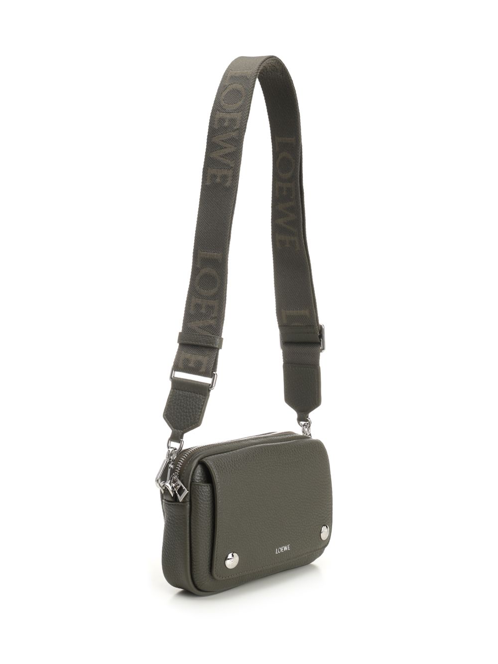 Loewe Messenger Pebble Crossbody Bags - Verde | 586eba43c062848661e911dcd36944bcce65ee4d