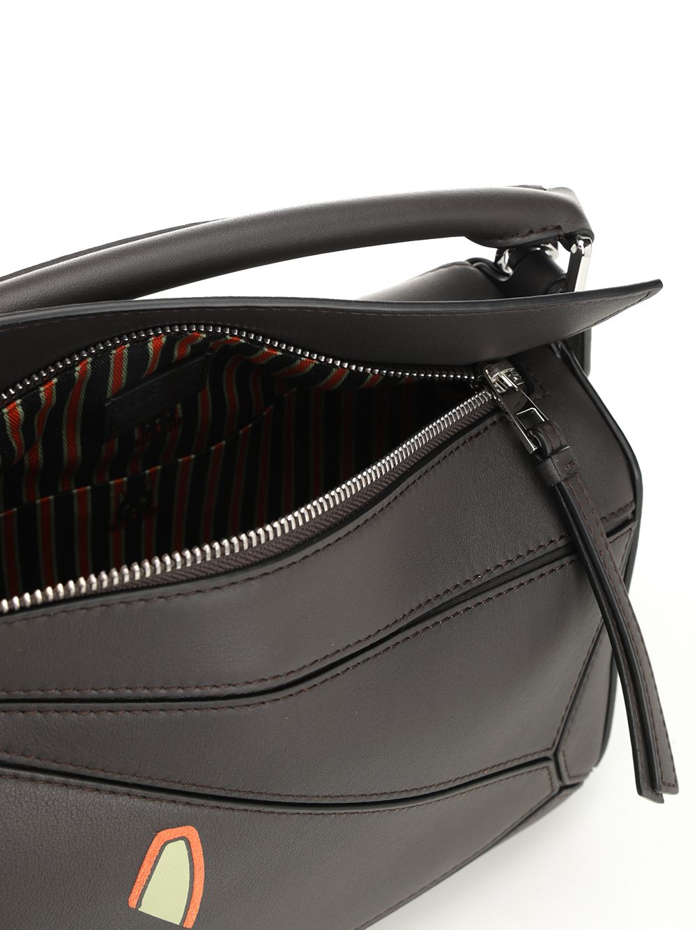 Loewe Puzzle Futurist Cat Handbags - Marrone | fa87bdb1d3566ead4018f83fe89da5ed6df14453