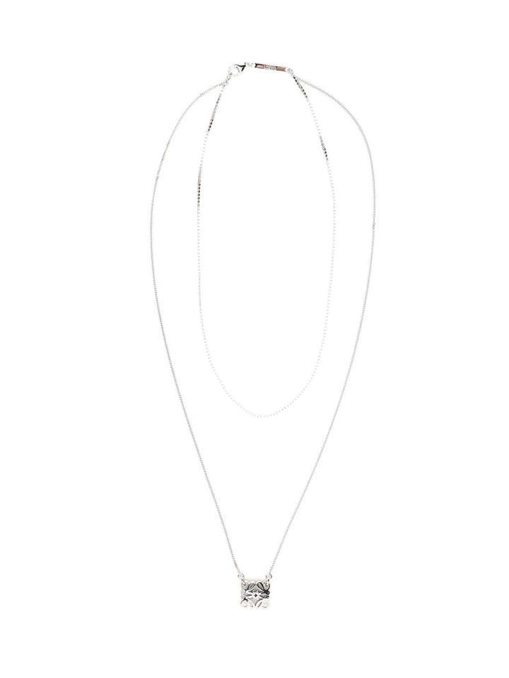 Loewe Anagram Bombé Necklace Gioielli - Silver | 94c06f947ef98afee01fc67de8c67325eccf9938