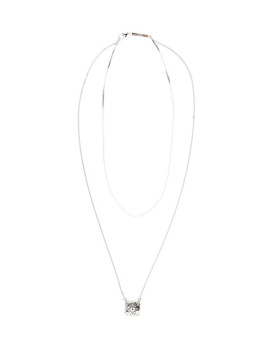 Anagram Bombé Necklace Gioielli Silver