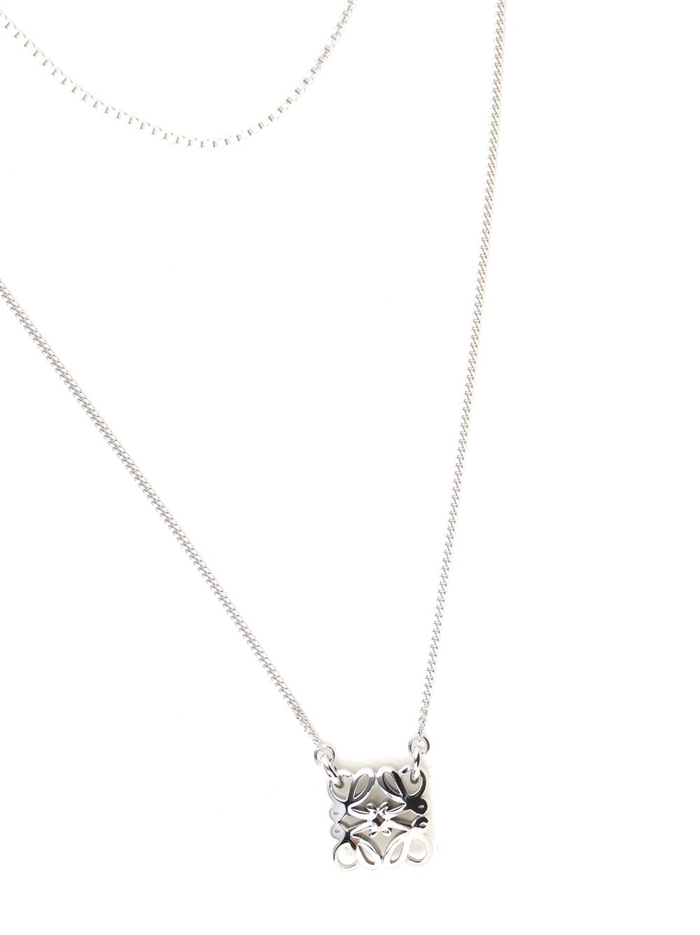 Loewe Anagram Bombé Necklace Gioielli - Silver | 57791c844cd9e9018e45c2b59d44b45d38ab29f6