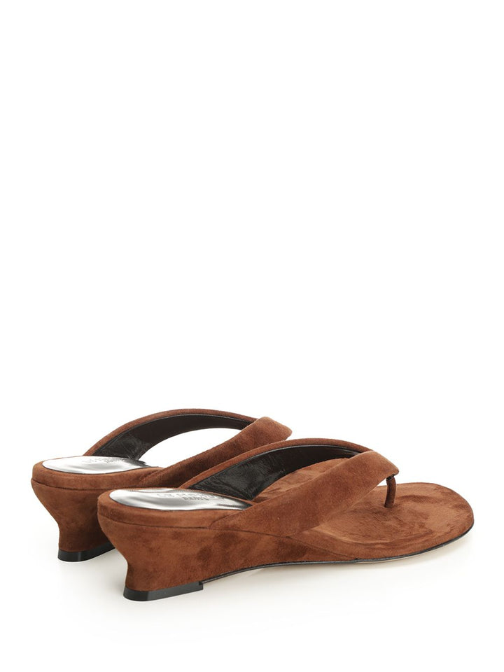 Le Monde Beryl Micro Wedge Thong Sandali - Marrone | 5b144b3d25ef0bcf3433f8537c7cb2885e9c02e3