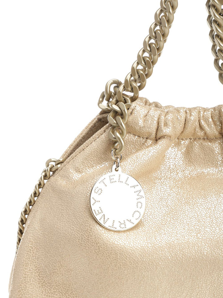Stella Mccartney Mini Falabella Bag Shoulder Bags - Oro | 48179c569f3258e830519d7810608ea765becf5f